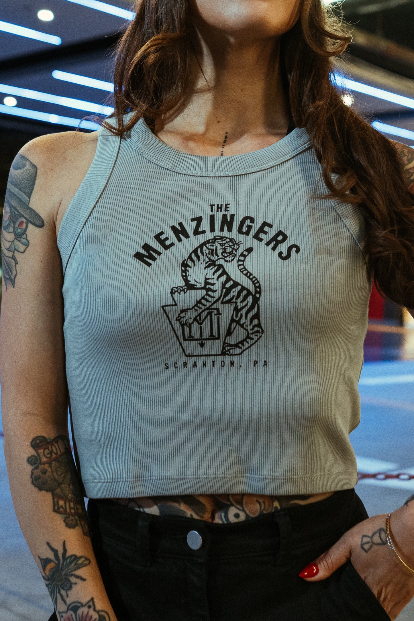 Tiger Grey Tank